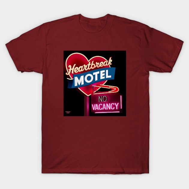 Heartbreak Motel T-Shirt by Dizgraceland